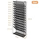 PLSOPPKG Hängeorganizer Wandablagefächer 13 Stöckiger Wandmontage Schreibtisch Organizer, A4 Zeitschriftenhalter Wand, Hängende Wandordner Dokumente Metall Büro Dokument Organizer für Zuhause