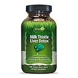 Irwin Naturals Milk Thistle Liver Detox with Dandelion, Artichoke, Turmeric & Green Beet Root - 60 Liquid Softgels
