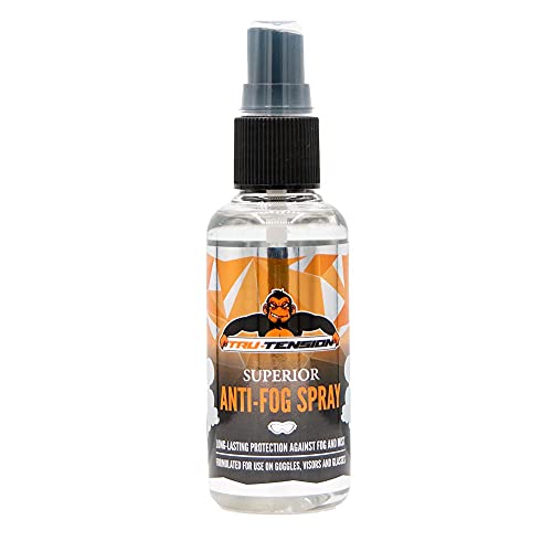 Tru-Tension | Superior Anti-Fog Spray | Fog & Mist | For Goggles, Visors & Glasses | 75ml