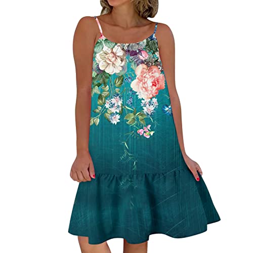 Robe d'été sans manches anti-chaleur en coton doux pour la plage