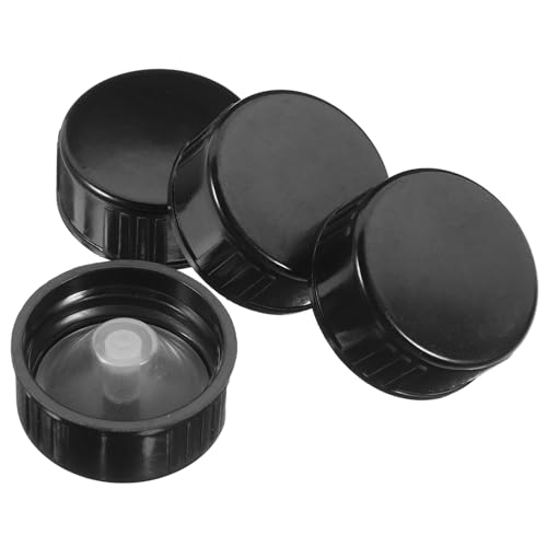 SOLUSTRE Set of 4 Caps Screw Caps for Bottles Round Bottle Replacement Water Lid Sealing Cone