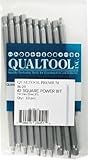 Qualtool Premium 88-2R-10 Size 2 Square Power Bit, 10-Pack