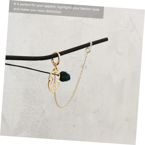 WOFASHPURET Cadena De Creativa Anti-pérdida Para Auriculares Pendientes De Maquillaje Facial Accesorios De Joyería Diseño Único Dorado - imagen 9