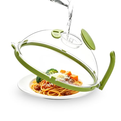 Microwave Splatter Cover with Water Steamer and Vent Hole BPA-Free 11.22