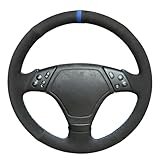 MEWANT Car Steering Wheel Covers for BMW E36 (Coupe) / E36 (Cabrio) / E36 (Sedan) / E46 (Sedan) / E36 (Schrägheck) Z3 E36/7 (Roadster) Hand-Stitched Car Steering Wrap