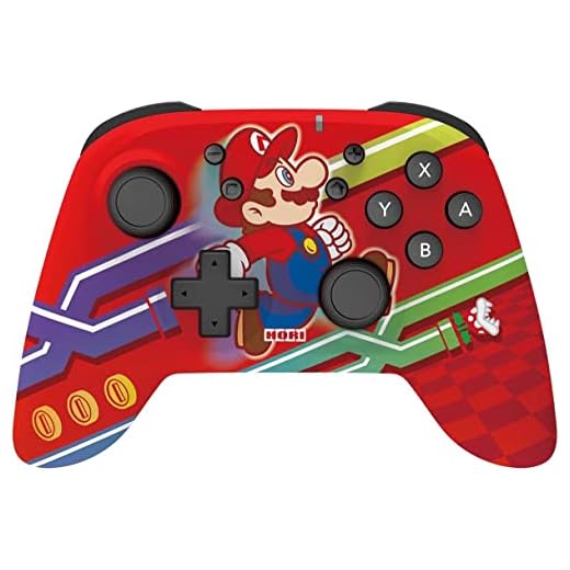 HORI - Mando Horipad inalámbrico Super Mario (Nintendo Switch)