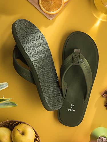 YOHO Bubbles Men Ortho slippers | Soft comfortable and stylish flip flop slippers for Men in exciting colors |Lightweight | Anti Skid | Daily Use Chappal (Image - 2)