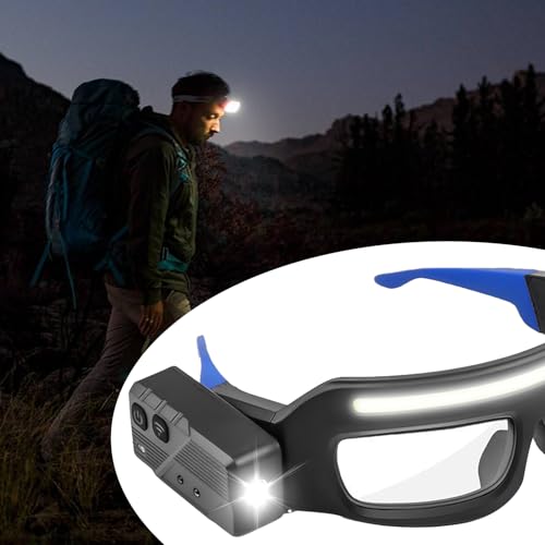 Gafas de trabajo anti-niebla con luz USB-C para evitar accidentes 3