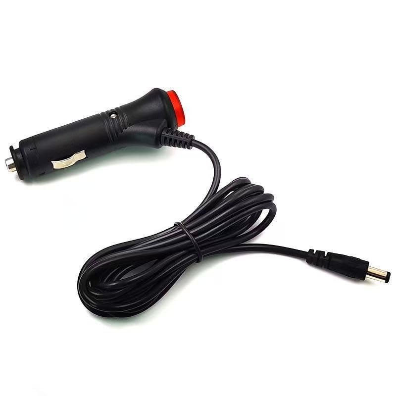 Universal Car Cigarette Lighter Power Cord,DC 5.5x2.1mm, Car Charger,12-Volt 24V 24-Volt Cigarette Lighter Power Supply Adapter Charger Cable for Car, Truck Bus Van Boat