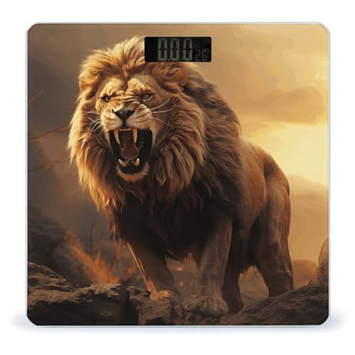 Báscula Digital de Baño RLDOBOFE Anguila León Rugiente miniatura 1
