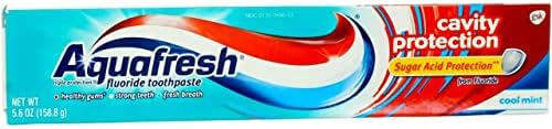 Aquafresh Cavity Protection Tube Cool Mint, 5.6 Ounce Pack of 3