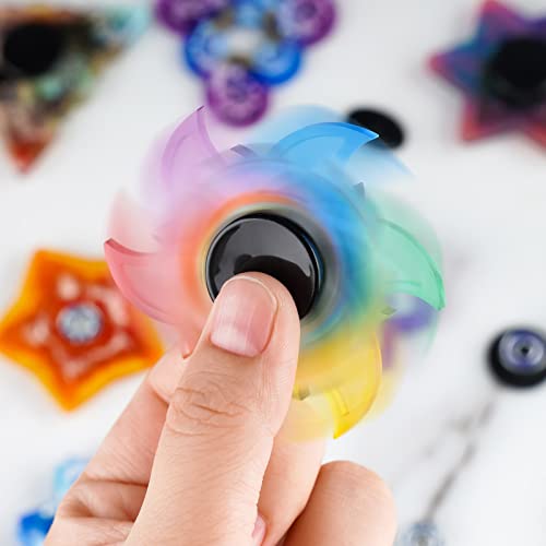 Image of NiArt Fidget Spinner Toy DIY Bearing with Caps Set 22-Pack, MR137 0.5 inch Single-Sealed Chrome Steel Bearing Balls Replacement High Speed 13mmx7mmx4mm Epoxy Resin Casting Craft Skateboard Stress Reliever