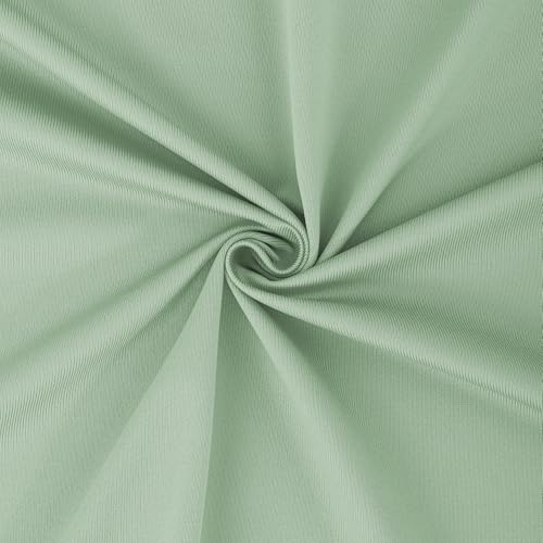 Image of Flame Retardant Hospital Curtain Room Divider Grommet Cubicle Privacy Medical Curtain for Hospital, Clinic, Lab(1 Panel, 15x8FT,Green)