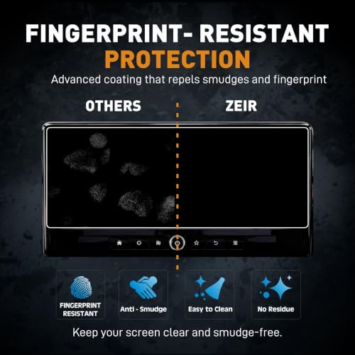 Image of ZEIR Screen Protector For MAHINDRA SCORPIO N 2026 Facelift - 12.3 Inch Infotianment Touchscreen | ScorpioN Car Display Guard | 9H Hardness, Anti-Scratch & Water Resistant | HD Clarity MahindraScorpio Car Dashboard Accessory 2026+ [Not Tempered Glass] [Not Compatible with 2025 Models] (ScorpioN 2026 [12 inch Info])