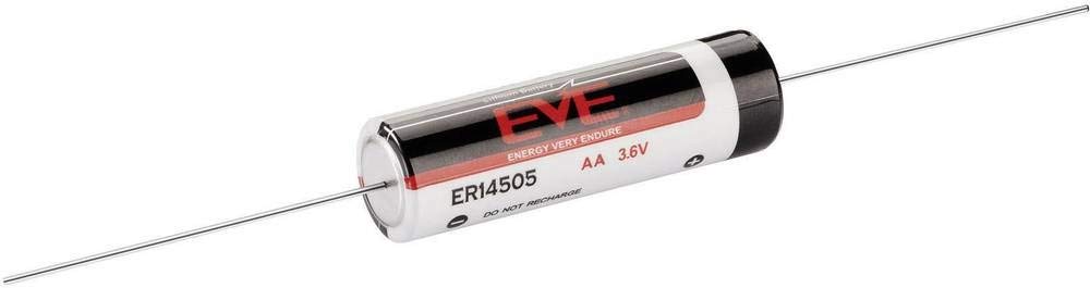 Pile Lithium 3,6V 2600mAh AA axiale Eve 232587