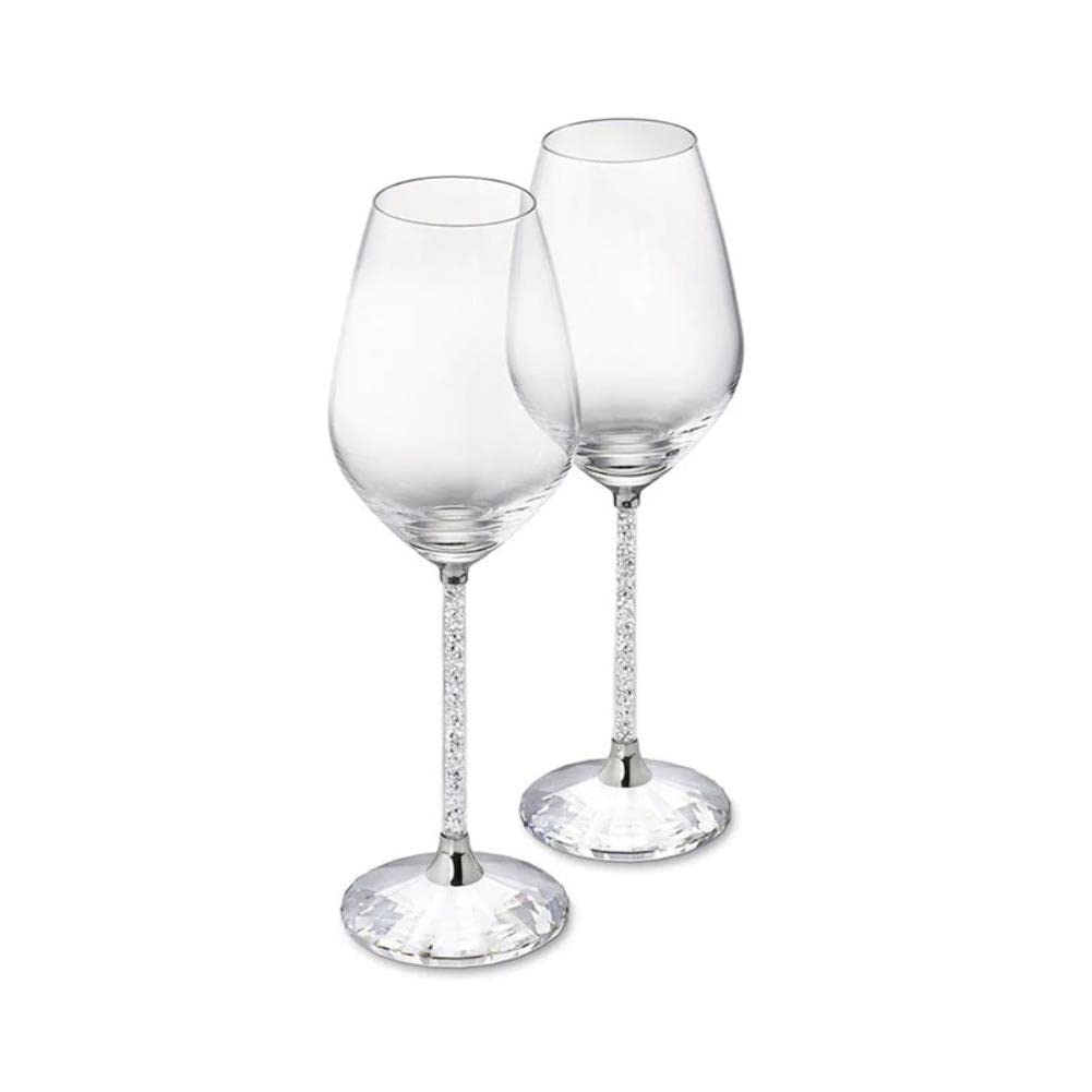 Verres à vin cristal sans plomb gobelets de mariage - Set de table chic