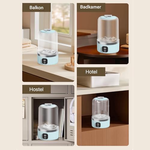 Machine à laver sous-vêtements et vêtements de bébé compacte rechargeable
