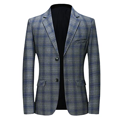 Blazer quatre saisons bleu XXXL : idéal du bureau aux sorties décontractées
