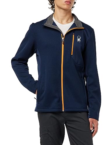 Veste de ski mid-layer Spyder Bandit chaude et respirante avec fermeture éclair intégrale homme