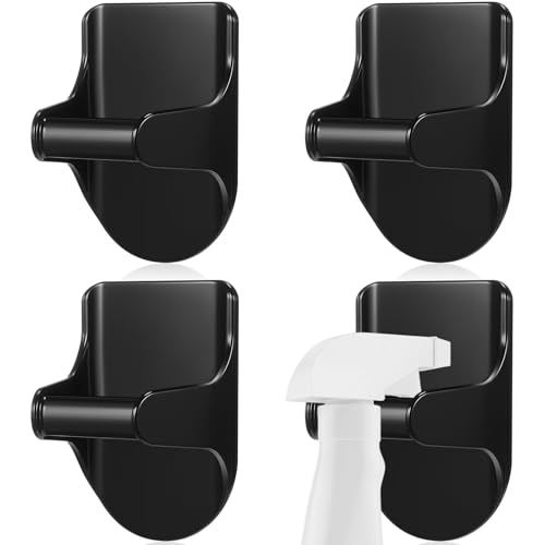 Taiyin 4-Pack Wall Mount Spray Bottle Hooks