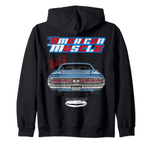 1969 Cougar XR-7,69, XR7, coche de pony, Hoola Hot Rod, coche del músculo Sudadera con Capucha