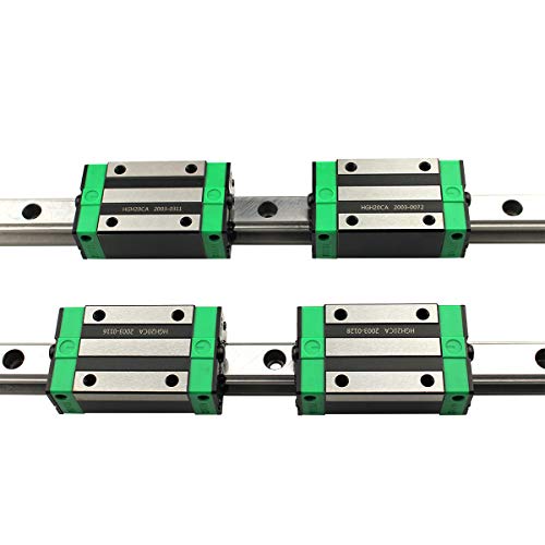 Guide linéaire HGR25 carré anti-vibration 700mm et 4 blocs HGW25CC - 4