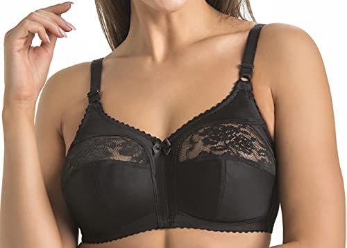 Teyli Damen BH mit Spitze Schwarz 85H Cover