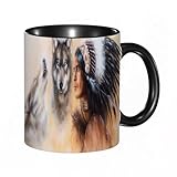 Matériau de qualité supérieure : Ce mug est fabriqué en céramique durable, avec un revêtement lisse et homogène pour une prise en main agréable. Le fond poli et l’anse courbée sont conçus avec soin, offrant à la fois un confort tactile et une finition raffinée.