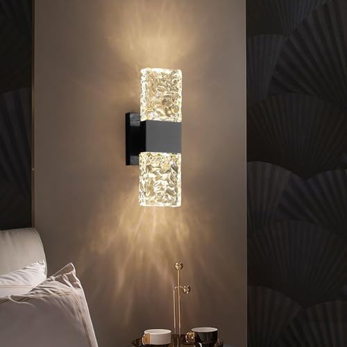 Apliques de pared inalámbricos LED dorados regulables con mando 6