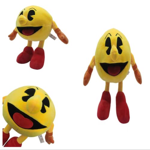 Pac-Man Felpa, 25cm / 9.84in Boxer Pac-Man Plush, para Juegos de Dibujos Animados de Anime niños,...