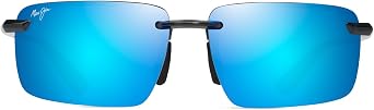 Maui Jim Polarized Mens and Womens Laulima Rectangular Sunglasses