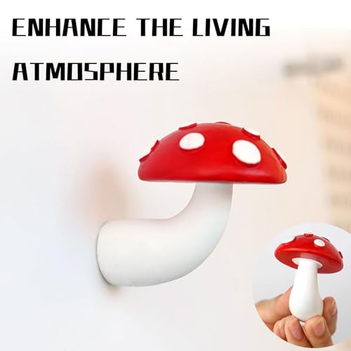 Imanes decorativos de refrigerador set de 3 rojo miniatura 6