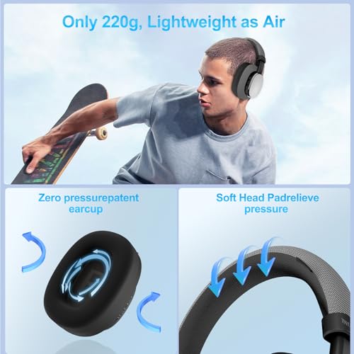 Casque supra-auriculaire compact au design minimaliste et arceau ajustable - 5