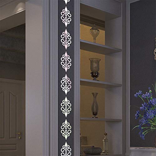 10 Pcs Mirror Wall Stickers, Self Adhesive 3D Mirror Plastic Wall Sheet Tiles Decorative Murals Sticker, For Home Living Room Bedroom Office Hallway Diy Art Wall Decal Decoration Stickers (Silver) #TOP3