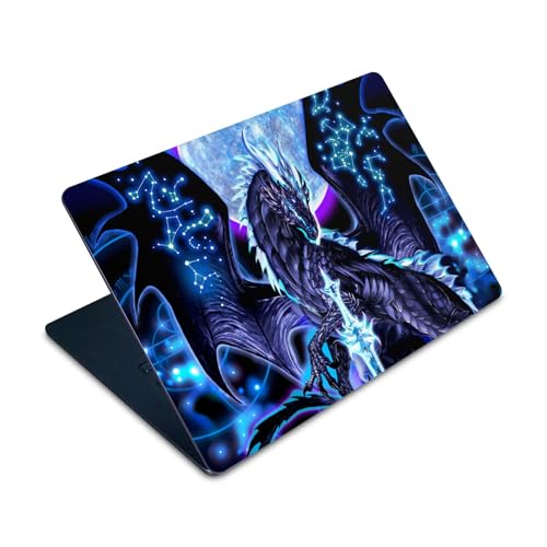 Skin MacBook Air 15 M2 dragon au bureau et en déplacement