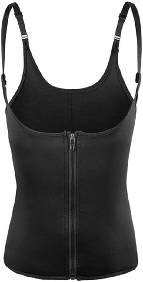 Women Waist Trainer Vest Fat Burner Slimming Sweat Tummy Control Corset Sauna Suit Neoprene Zipper Body Shaper Workout Tank Tops