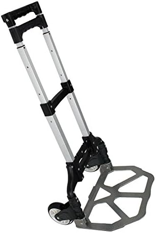 Nova Microdermabrasion Carros de equipaje plegables de aluminio con capacidad de 170 libras, con cuerda elástica gratis, plegable (negro) disponible en Yaxa Costa Rica