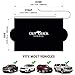 Jumbo Car Windshield Cover, Magnetic and Reversible DualTech, Reflective Sun Shade and Black Protective Snow Cover, Large Auto Shade (Over 5x6ft) for SUV, Truck and Car, All Weather
