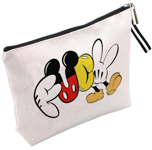 Funny Makeup Bag for Women, Creative Cartoon-Inspired Portable Cosmetic Bag - Unique Design for Every Occasion Minnie Themed Mouse Makeup Bag Mickey Themed Travel Toiletry Bag