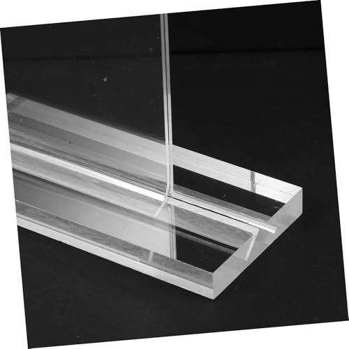 Présentoir de prix acrylique POPETPOP support table menu 4 pièces
