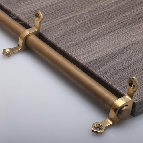 Barras de escalera de latón dorado antiguo para alfombras, juego de 14 unidades, disponibles en 50-120 cm, herrajes duraderos y elegantes para decoración del hogar, perfectas para escaleras y