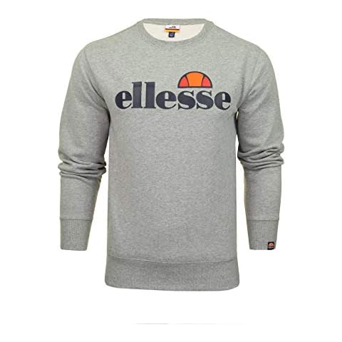 ellesse Men's Succiso Grey Marl Sweatshirt Cover