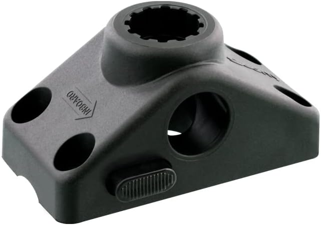 Scotty Side Deck Bracket 241L with Curl Button Hard Surfaces, Mounting: Screws