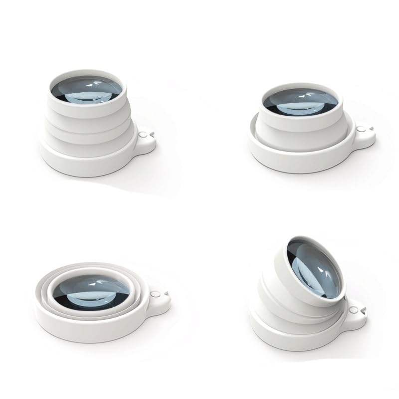 Lupa con luz LED para leer sin fatiga visual pack de 3 lupas de mano para inspección 6