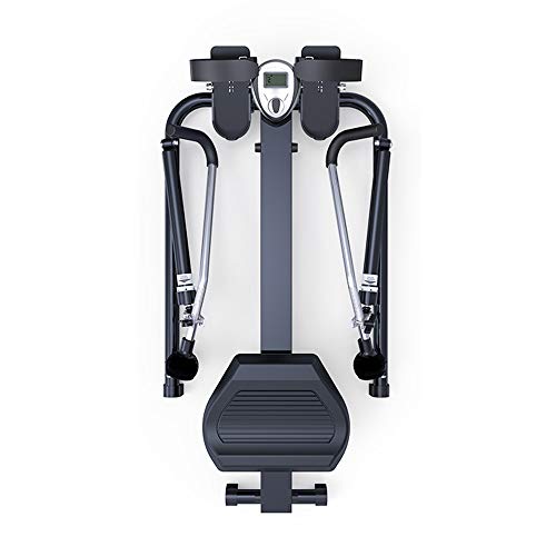 Image of Rowing Machine Cardio Workout Fitness Home Foldable Resistance Rowing Machine with LCD Monitor and 6 Levels Adjustable