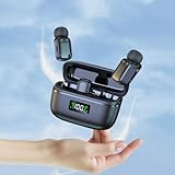 Wireless Lavalier Microphone for iPhone - iPad, Mini Microphone for Live Streaming, Video Recording, Android Phone Computer Outdoor or Indoor Interviews, YouTube, Vlog, TikTok (Black) - Image 7