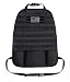 Tacticool Car Seat Back Organizer - Upgraded Tactical Molle Vehicle Panel Universal Fit Car Seat Cover Protector with Extra USA Flag Patch (Black)
