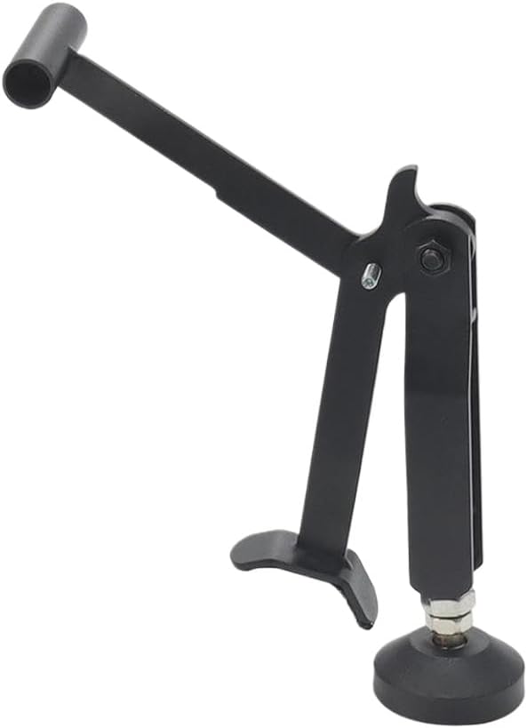 Foldable Motorcycle Swingarm Lift Stand with Side Support and Paddock Function for Sport Bikes, Cruisers, and Off-Road Models