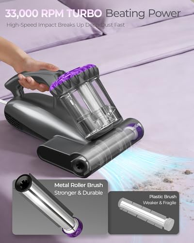 Image of Mayking Mattress Vacuum Cleaner with UV-C for Bed Deep Clean, Model MV02