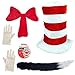 Price comparison product image Paper Umbrella Adults Cat in the Hat Kit World Book Day Week Crazy Cat Fancy Dress costume